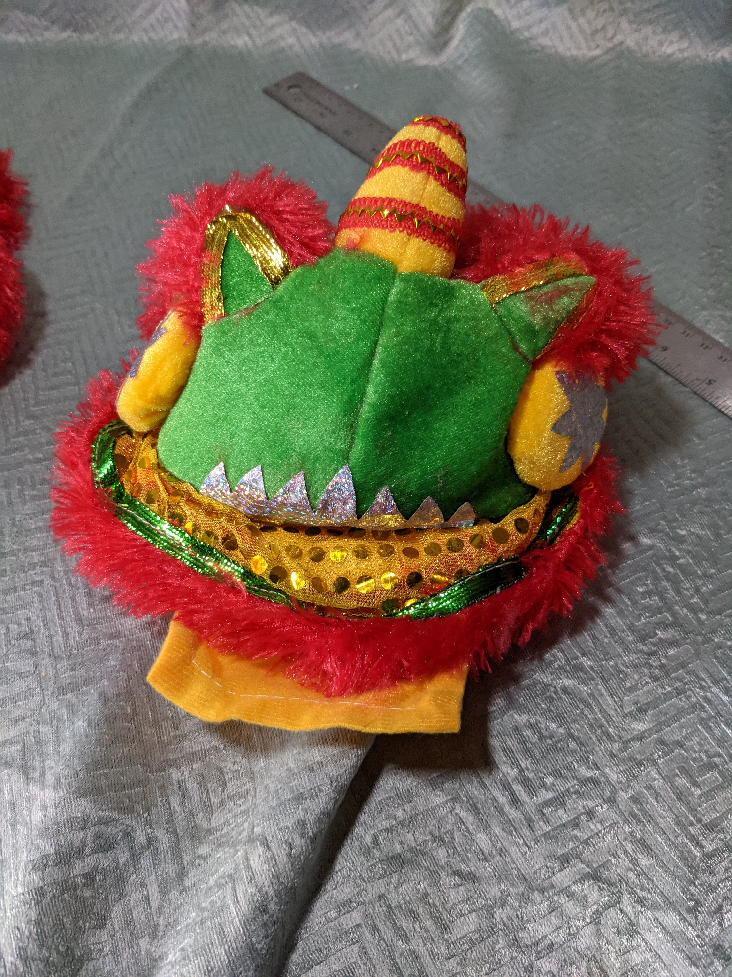 Dragon Dog Costume, New Year Pet Makeover Funny Clothes XL (7198047994094)